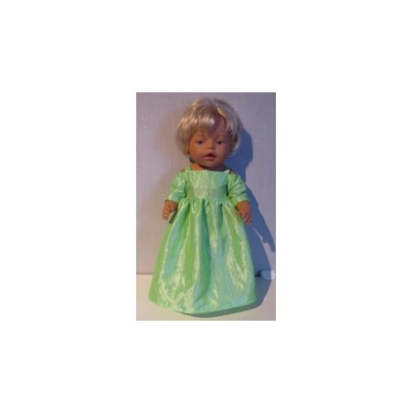prinsessenjurk licht groen baby born 43cm