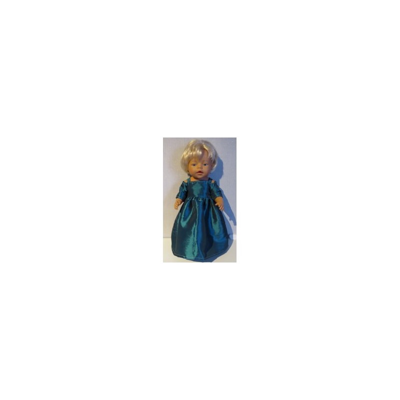 prinsessenjurk donker groen baby born 43cm