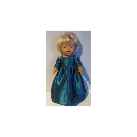 prinsessenjurk donker groen baby born 43cm