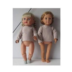 shirtje licht bruin baby born 43cm