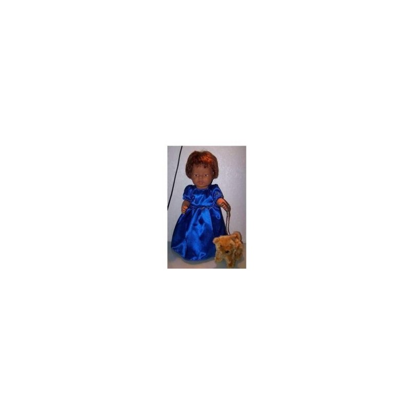 prinsessenjurk blauw baby born 43cm