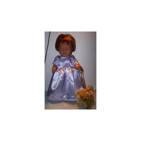 prinsessenjurk lila baby born 43cm