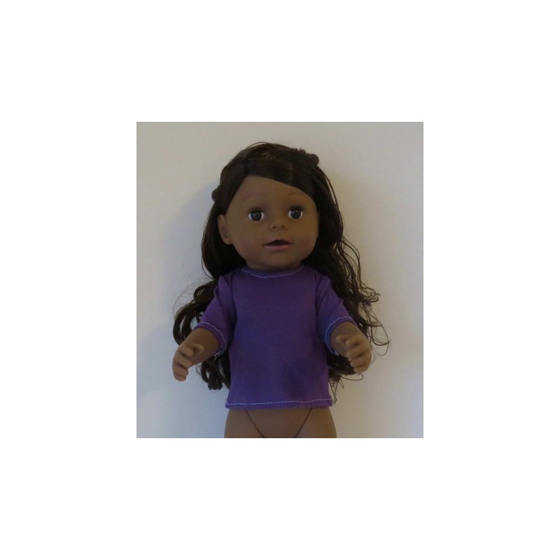 shirtje paars baby born 43cm