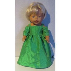 prinsessenjurk groen baby born 43cm