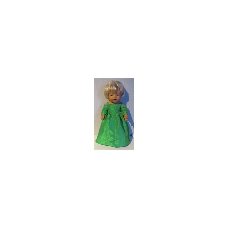 prinsessenjurk groen baby born 43cm