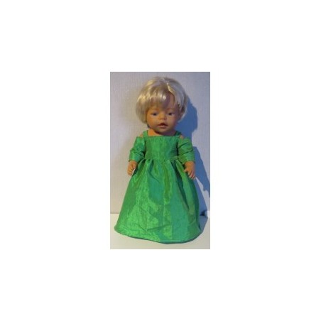 prinsessenjurk groen baby born 43cm