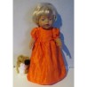 prinsessenjurk oranje baby born 43cm