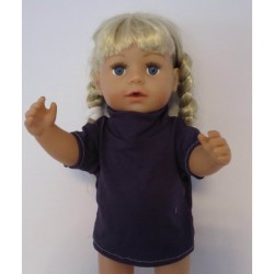 shirtje blauw nr 5 baby born 43cm