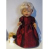 prinsessenjurk rood baby born 43cm