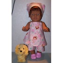 halterjurk setjestrawberry shortcake bubbels  baby born 43cm