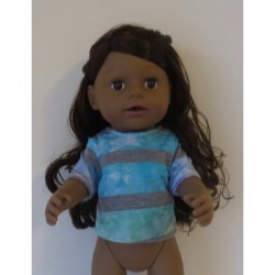 shirtje gestreept baby born 43cm