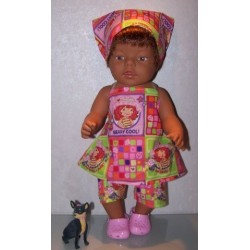 halterjurk setje strawberry shortcake berry cool baby born 43cm
