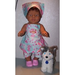 halterjurk setje strawberry shortcake tutu baby born 43cm
