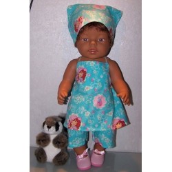halterjurk setje strawberry shortcake tea mint baby born 43cm