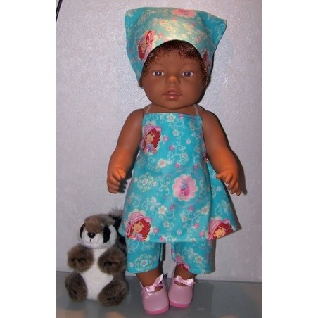 halterjurk setje strawberry shortcake tea mint baby born 43cm