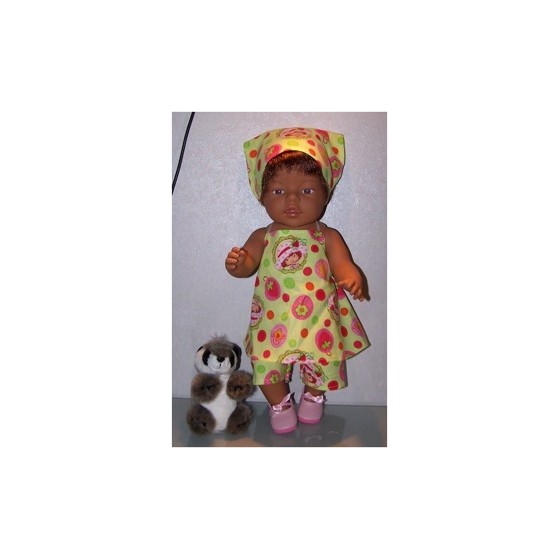 halterjurk setje strawberry shortcake gieter baby born 43cm