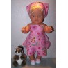 halterjurk setje strawberry shortcake bloemen baby born 43cm