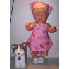 halterjurk setje dora paard baby born 43cm