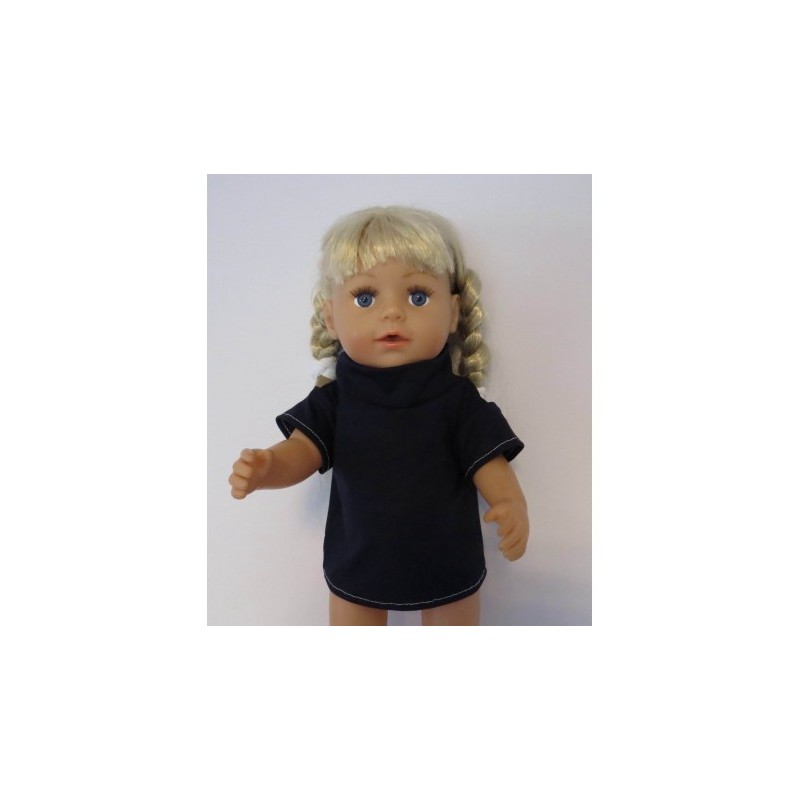 shirtje donker blauw nr 6 baby born 43cm