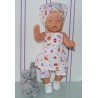 halterjurk setje roze snoepjes baby born 43cm