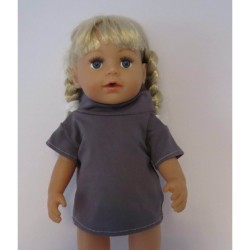 shirtje grijs nr 7 baby born 43cm
