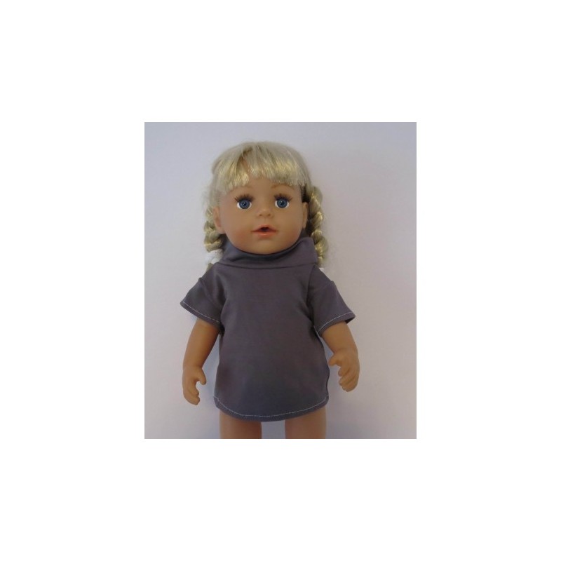 shirtje grijs nr 7 baby born 43cm