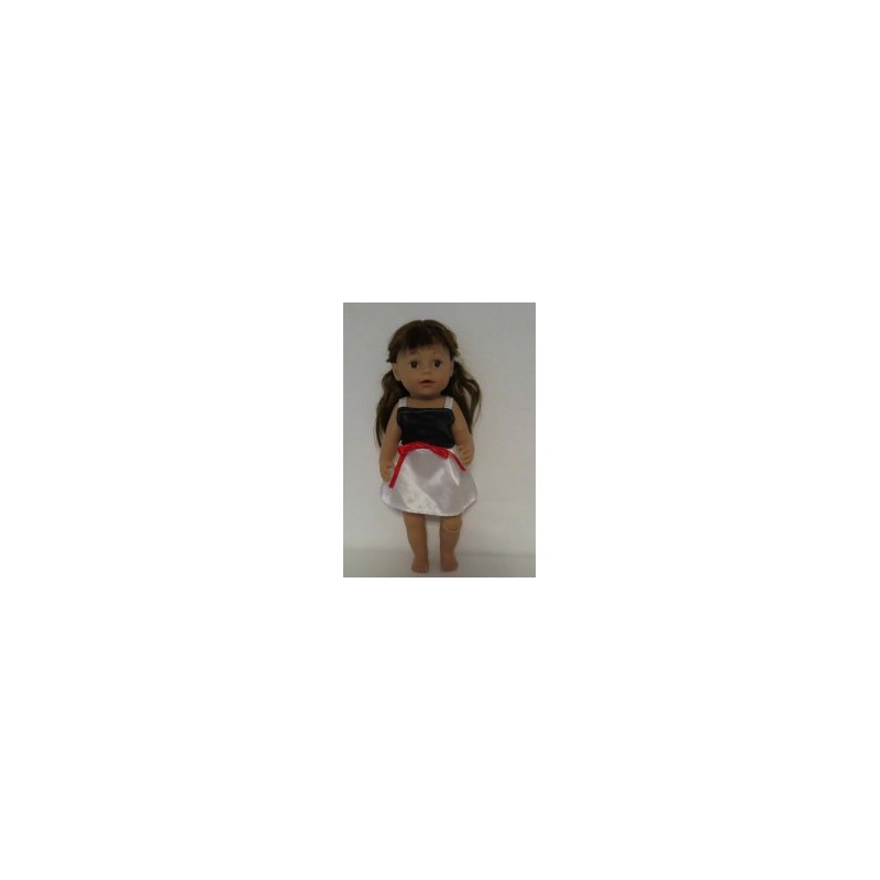 zonnejurk zwart wit baby born 43cm