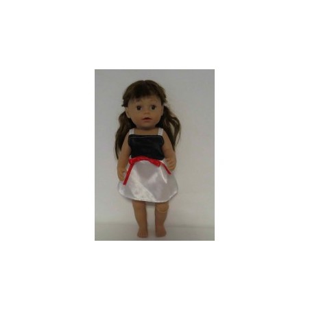 zonnejurk zwart wit baby born 43cm