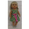 zonnejurk groen appels baby born 43cm