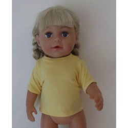 shirtje geel baby born 43cm