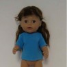 shirtje blauw baby born 43cm