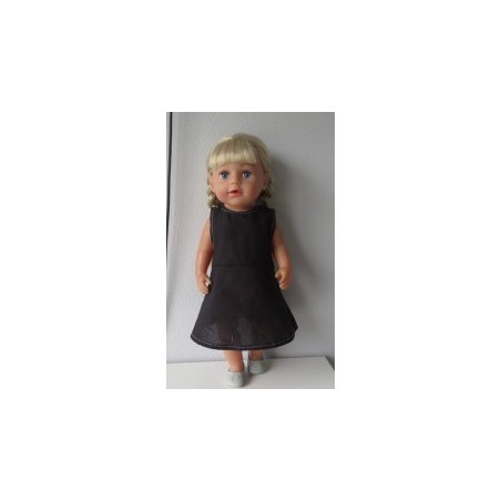 jurk zwart baby born 43cm