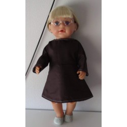 jurk bruin baby born 43cm