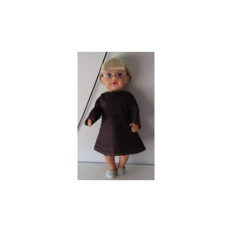 jurk bruin baby born 43cm