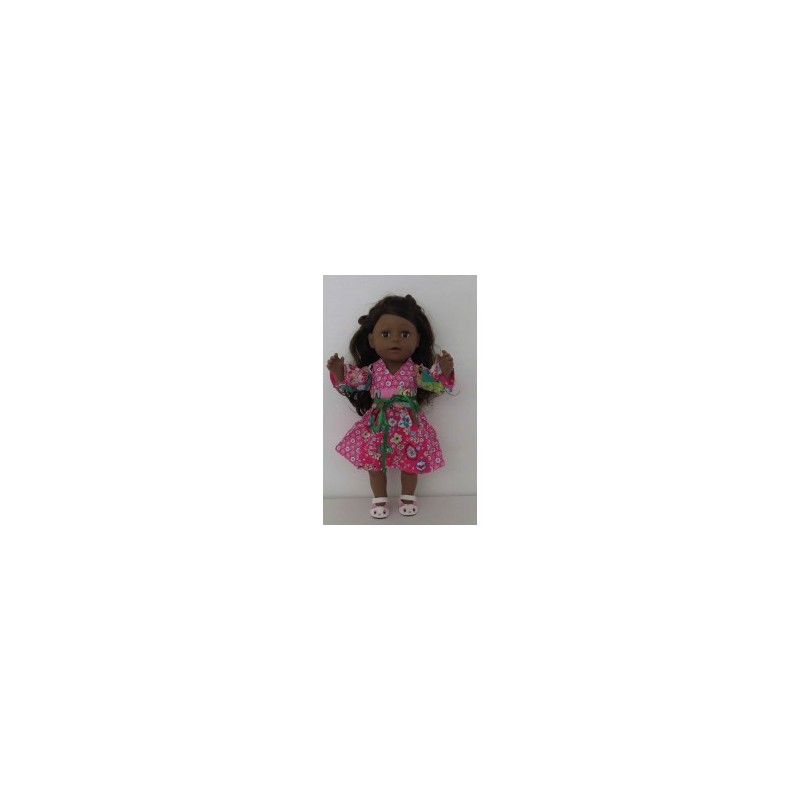 chineesejurk roze bloemen baby born 43cm