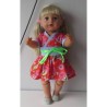 chineesejurk met blauw baby born 43cm