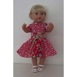 chineesejurk rood baby born 43cm