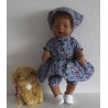 hippejurk set grijs uilen baby born 43cm