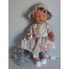 hippejurk set bruin matroeska baby born 43cm