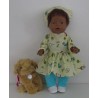 hippejurk set geel prinsessen baby born 43cm