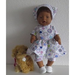 hippejurk set circels baby born 43cm