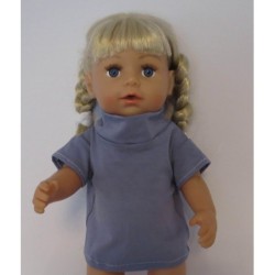 shirtje spijkerblauw nr 10   baby born 43cm