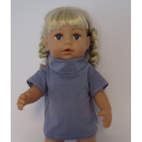 shirtje spijkerblauw nr 10   baby born 43cm