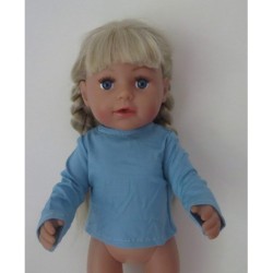 shirtje licht blauw baby born 43cm