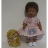 hippejurk set roze matroeska baby born 43cm
