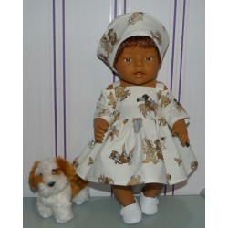 zomersejurk dieren baby born 43cm