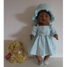 zomersejurk mint bloemen baby born 43cm