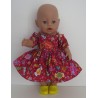 zomersejurk rood snoepjes baby born 43cm