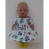 zomersejurk vossen baby born 43cm
