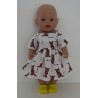 zomersejurk kangaroo baby born 43cm